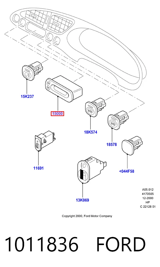 96FB15000CA Ford 