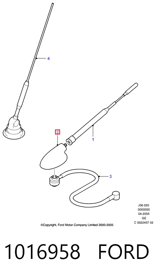 Антенна Ford 95GP18828AG цена, от 5.92 USD