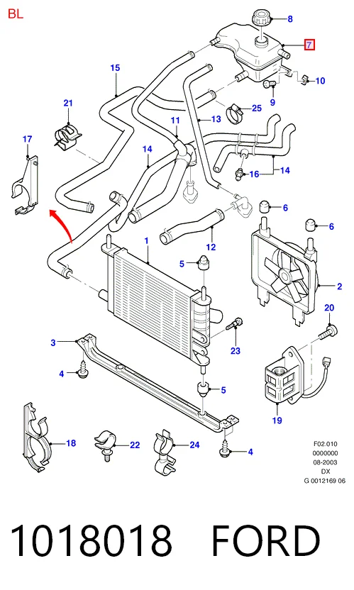  Расширительный бачок Polcar 3210ZB1