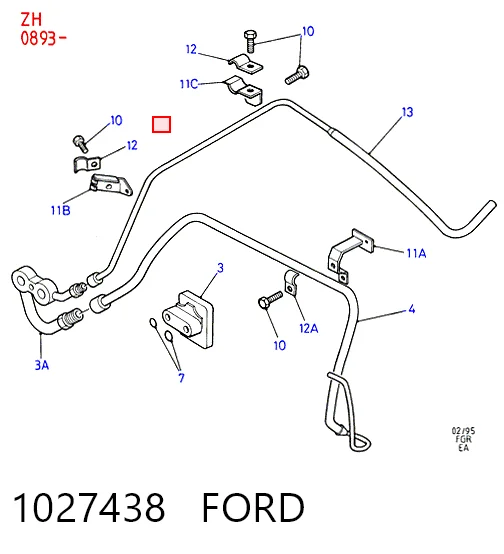 Компрессор хладагента на Ford Escort VI GAL