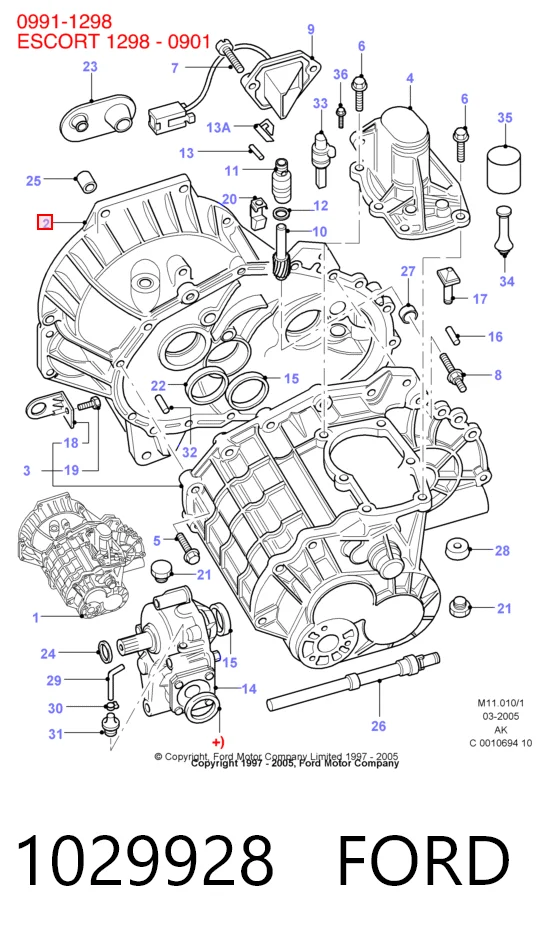  КПП Ford Mondeo 2