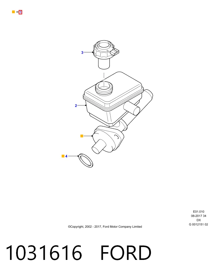 Купить Главный тормозной цилиндр Форд Фиеста Mk4 JAS, JBS