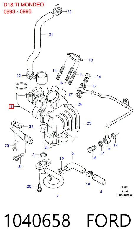 Турбонаддув на Ford Escort VII GAL, AAL, ABL