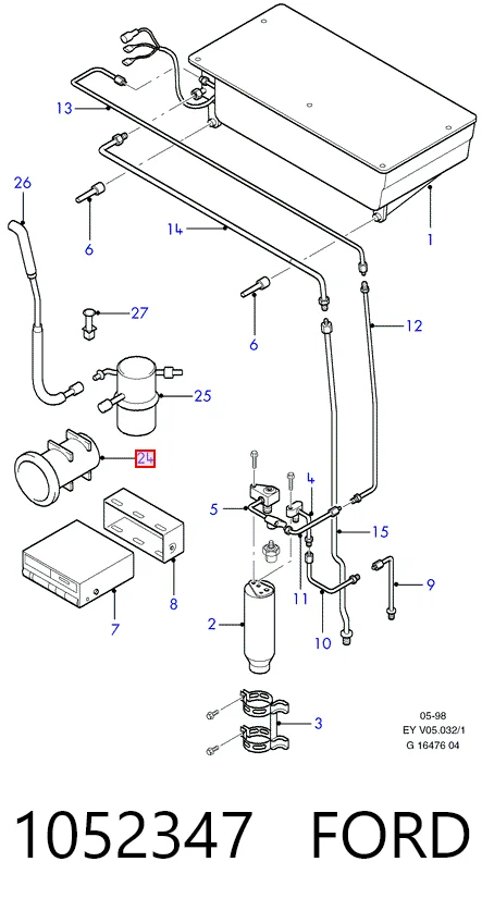  Компрессор кондиционера Ford Transit 4