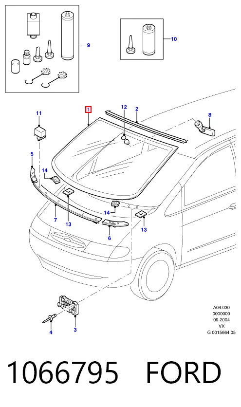 Автомобильные стекла Форд Галакси I VX