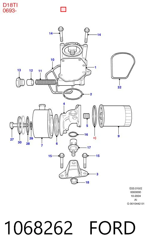 Помпа масляная Ford Escort V хэтчбек (GAL) (1990 - 1992) цена, от 311.97 USD