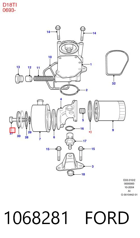 Масляный поддон двигателя Ford Mondeo I хэтчбек (GBP) (1993 - 1996) цена, от 337.58 USD
