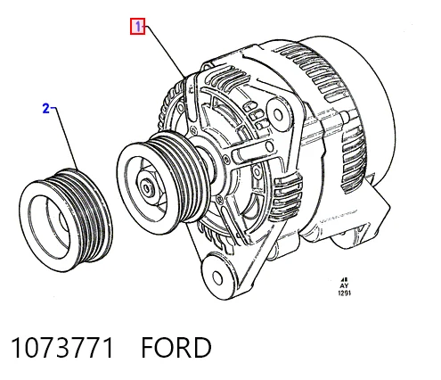 Автомобильный генератор HC Parts CA1482 цена, от 83.80 USD