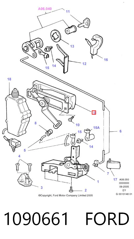 Купить FSE11324005 Fase Ручка ляды, наружная
