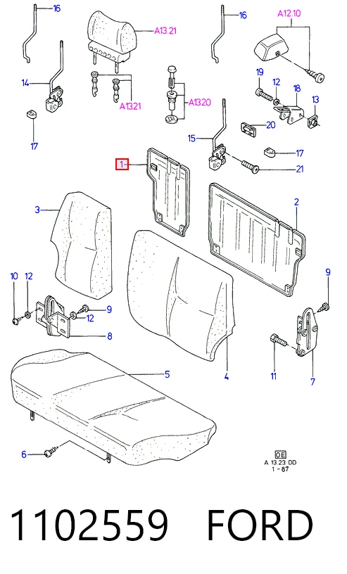  Передние тормозные диски Ford Fiesta 