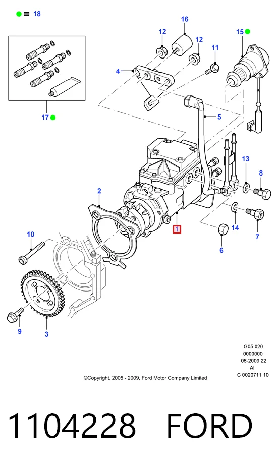  ТНВД Ford Transit 5