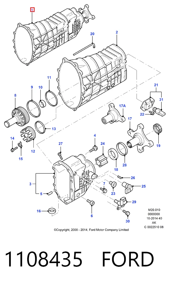 КПП в сборе на Ford Transit V V184/5