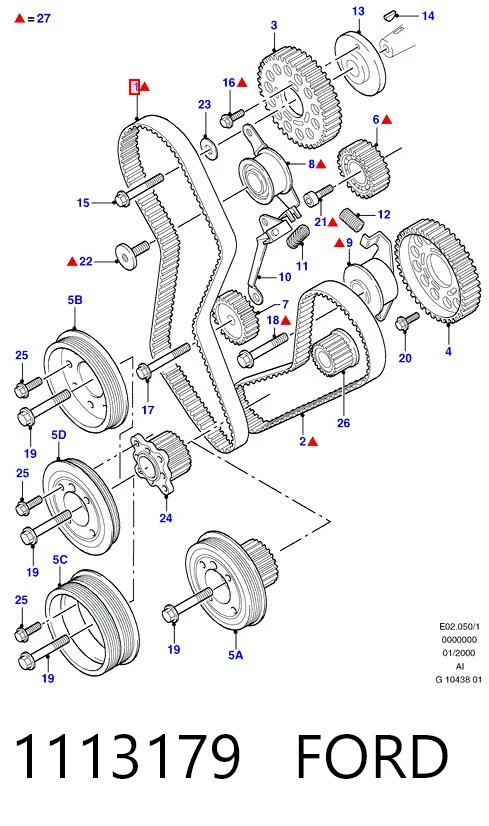 VT265 Iveco Ремень двигателя