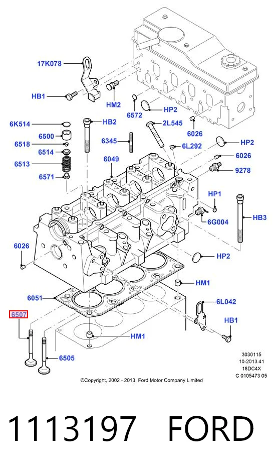 Клапан впускной Freccia 6143SCR