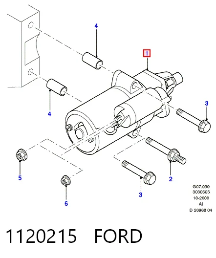 1120215 Ford Стартер автомобиля