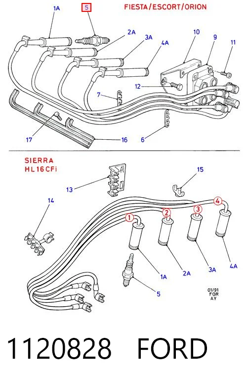  Свечи зажигания Dodge Neon 