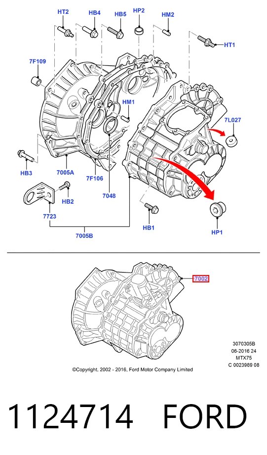 КПП в сборе на Ford Focus I DFW
