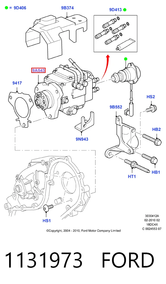  ТНВД Ford Fiesta 