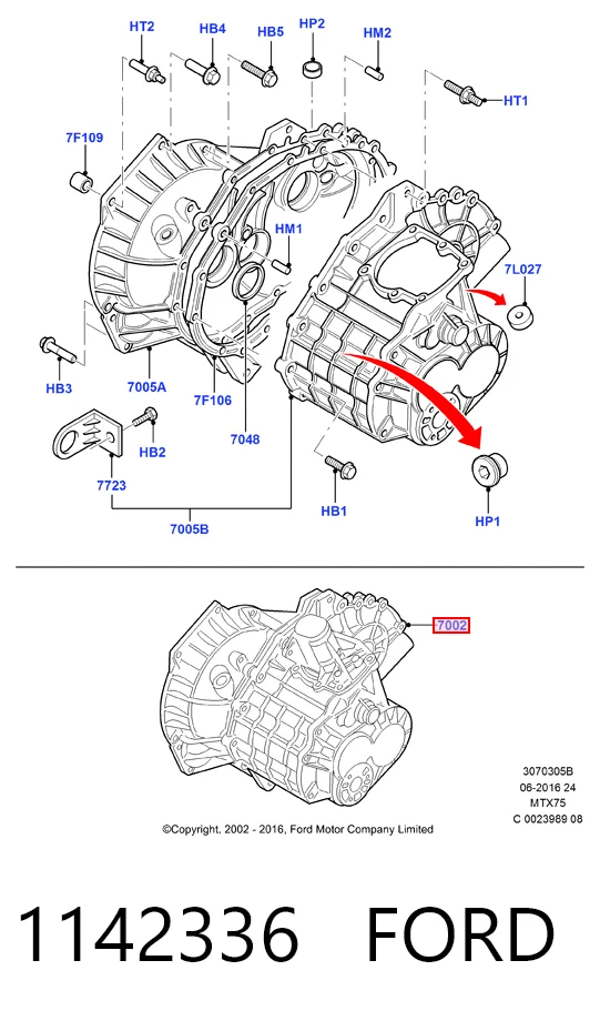Коробка переключения передач Ford Focus I седан (DFW) (1999 - 2005) цена, от 96.29 USD