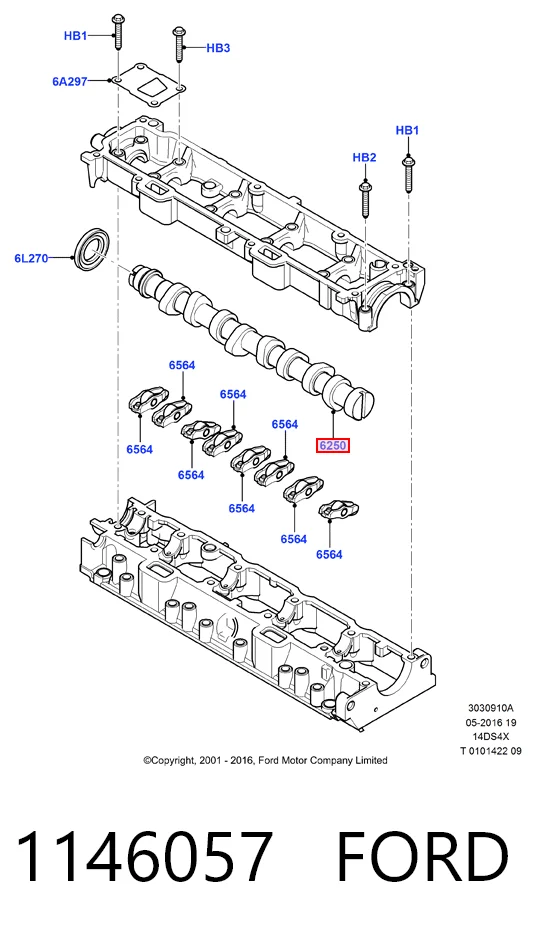  Распредвал Ford Fusion 