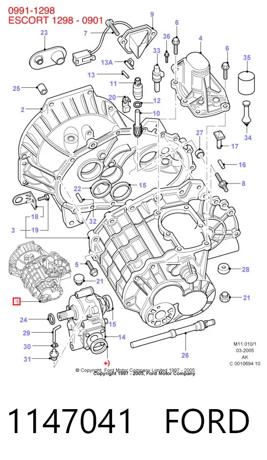 КПП в сборе на Ford Mondeo I GBP