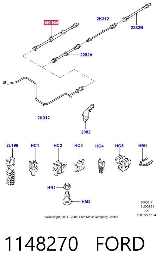 Задний тормозной шланг PHB430 Polcar