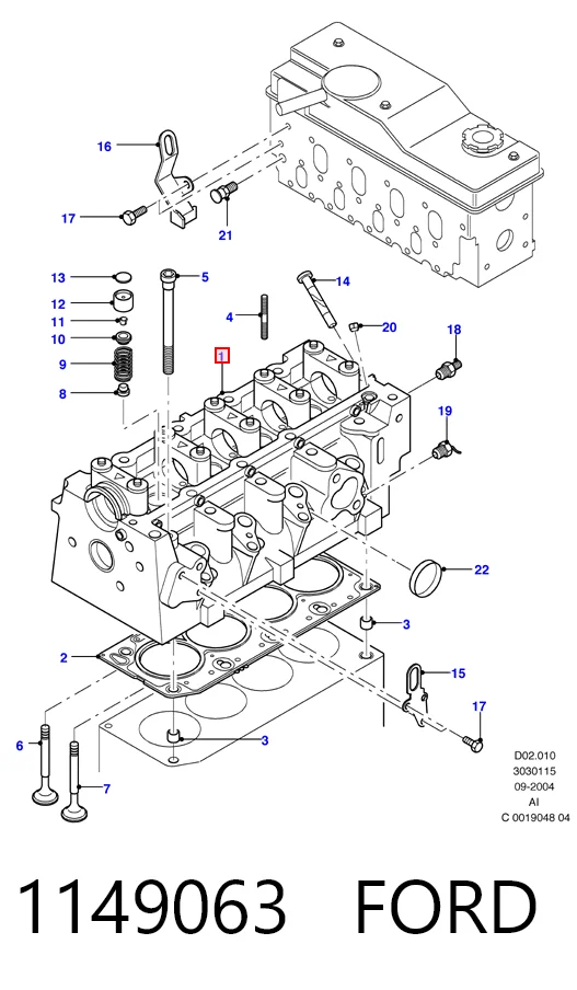  ГБЦ Ford Focus 1