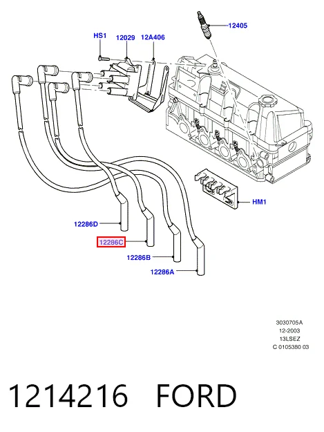 Высоковольтные провода MSK1142 Magneti Marelli