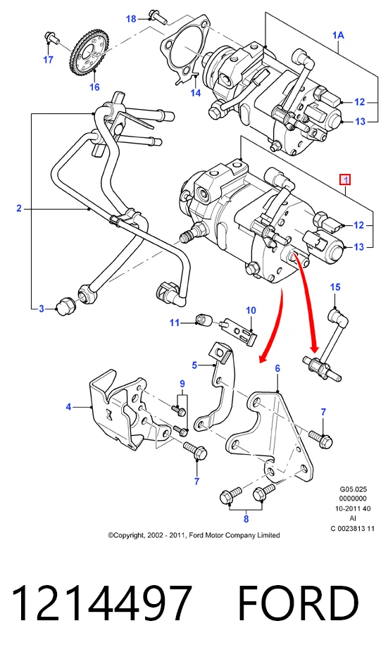 Купить JDE8088 Jaguar ТНВД
