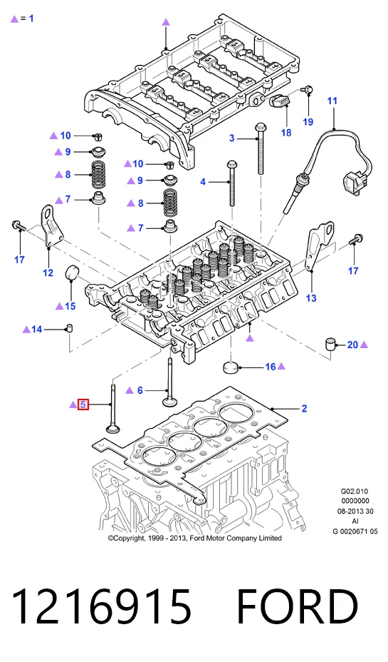 Клапан впускной Land Rover LR004429 цена, от 8.95 USD
