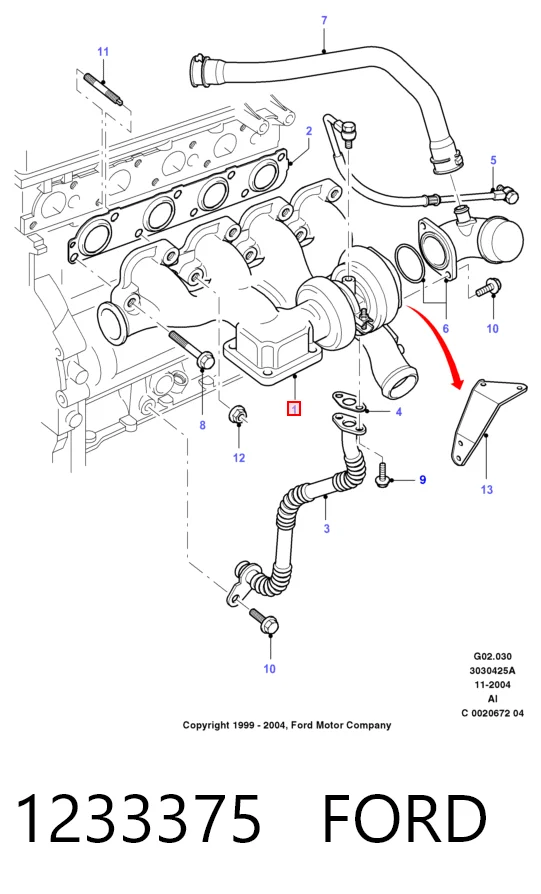TM4913506035 Turbo Motor Турбонаддув