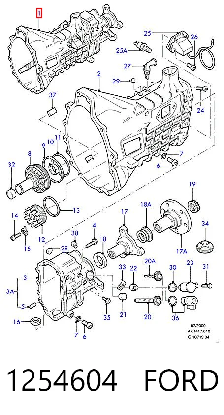 Коробка переключения передач Ford Transit IV фургон (E) (1994 - 2000) цена, от 2311.77 USD