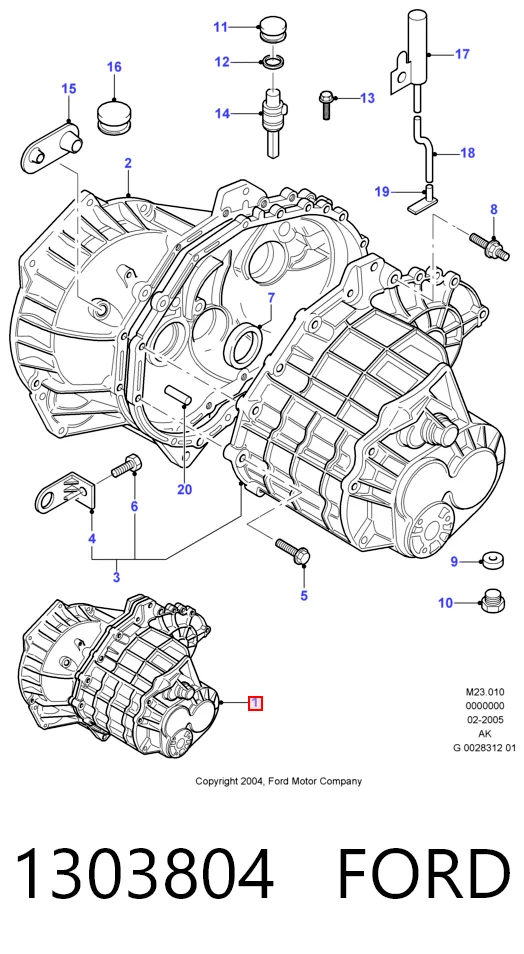 КПП в сборе на Ford Mondeo III B4Y