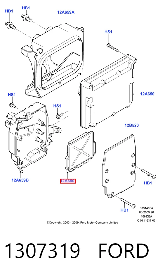 Купить 5U7112A650TA Ford 