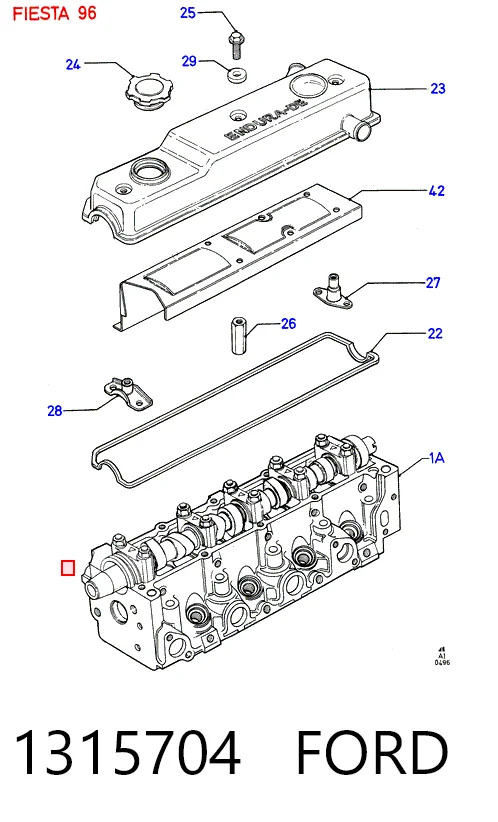 Прокладка головки блока на Ford Escort VI GAL