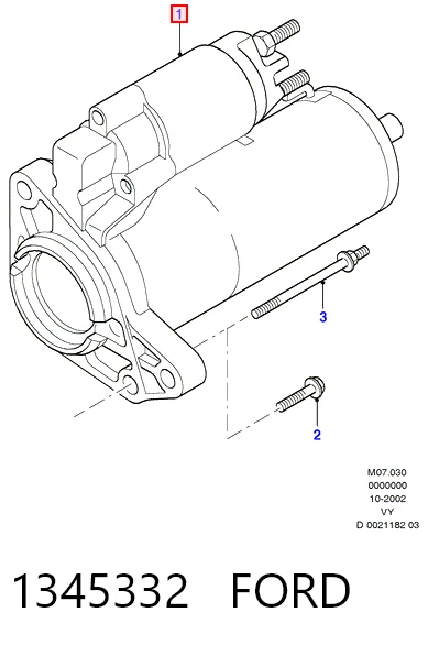 1345332 Ford Стартер автомобиля