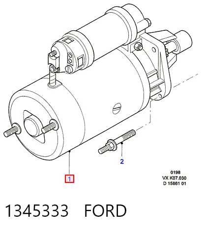 1345333 Ford Стартер автомобиля