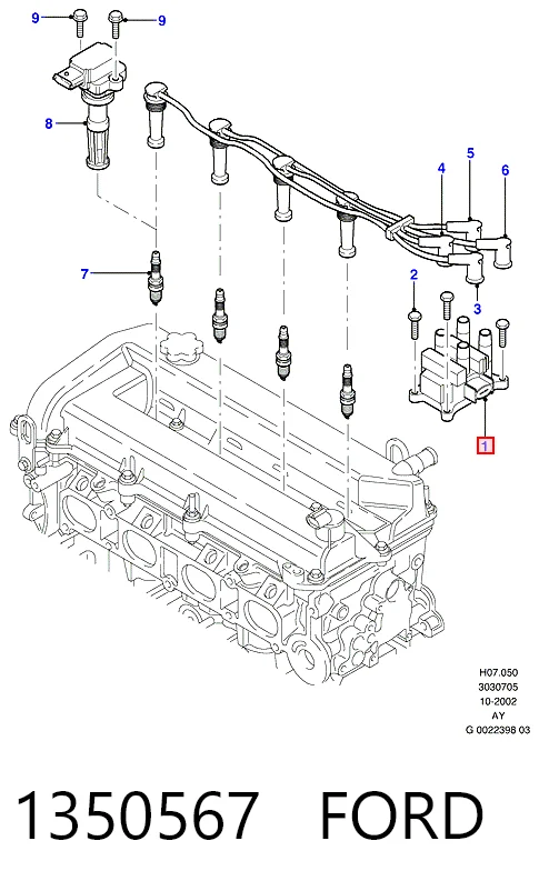 1350567 Ford Катушка зажигания