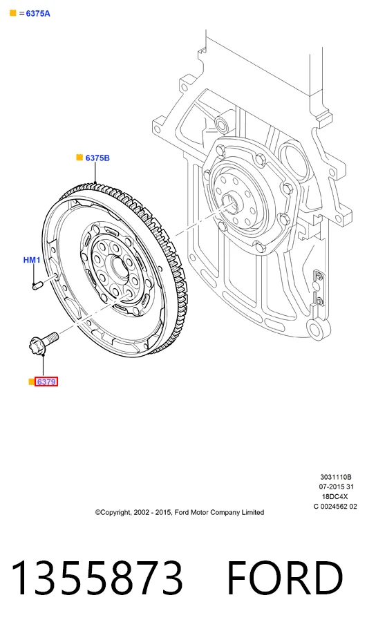 Демпферный маховик на Ford Mondeo IV CA2