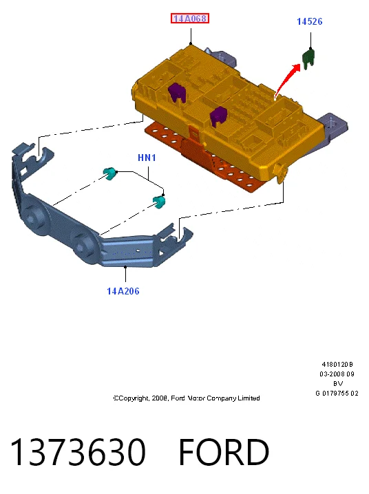 Коробка предохранителей Ford Focus II хэтчбек (DA, HCP, DP) (2004 - 2011) цена, от 44.34 USD