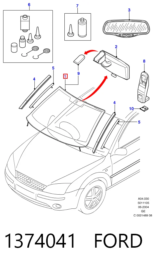 Автомобильные стекла Pilkington AB26302A