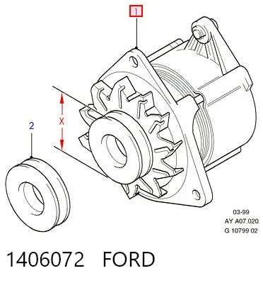 CA1508IR Jurid/Bendix Генератор автомобильный