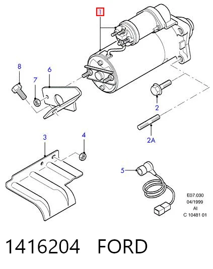 1416204 Ford Стартер автомобиля