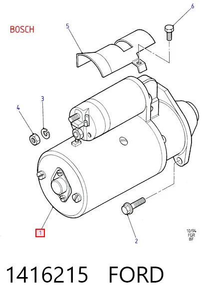 1416215 Ford Стартер автомобиля