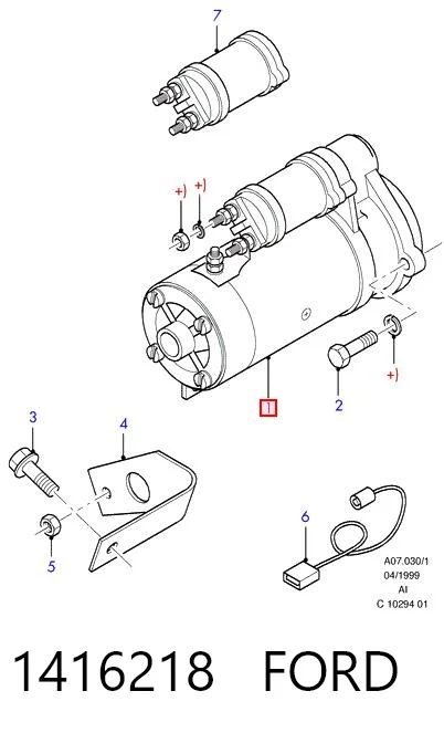 1416218 Ford Стартер автомобиля