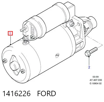 1416226 Ford Стартер автомобиля