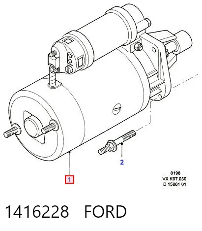 1416228 Ford Стартер автомобиля