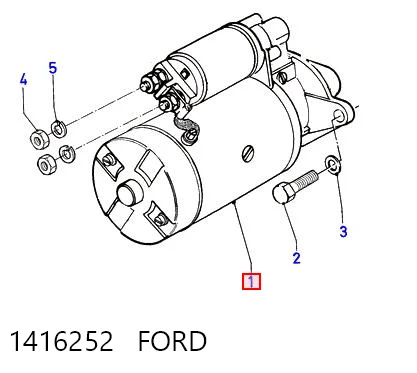 1416252 Ford Стартер автомобиля