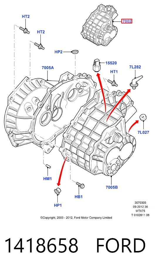  КПП Ford Connect 