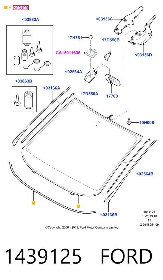 Купить Лобовое стекло Форд Галакси II CA1 WA6